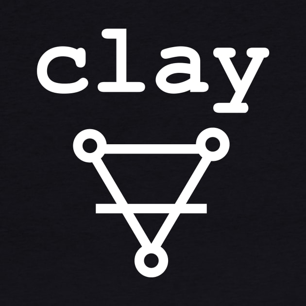 Alchemist symbol for clay t shirt by k8shea